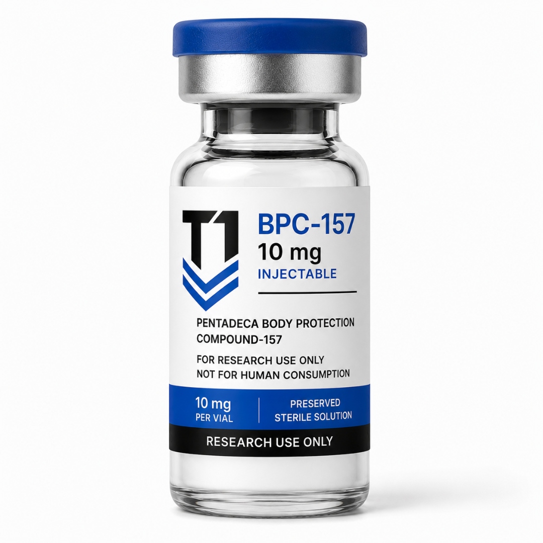 Tier 1 BPC-157 10 mg injectable peptide vial